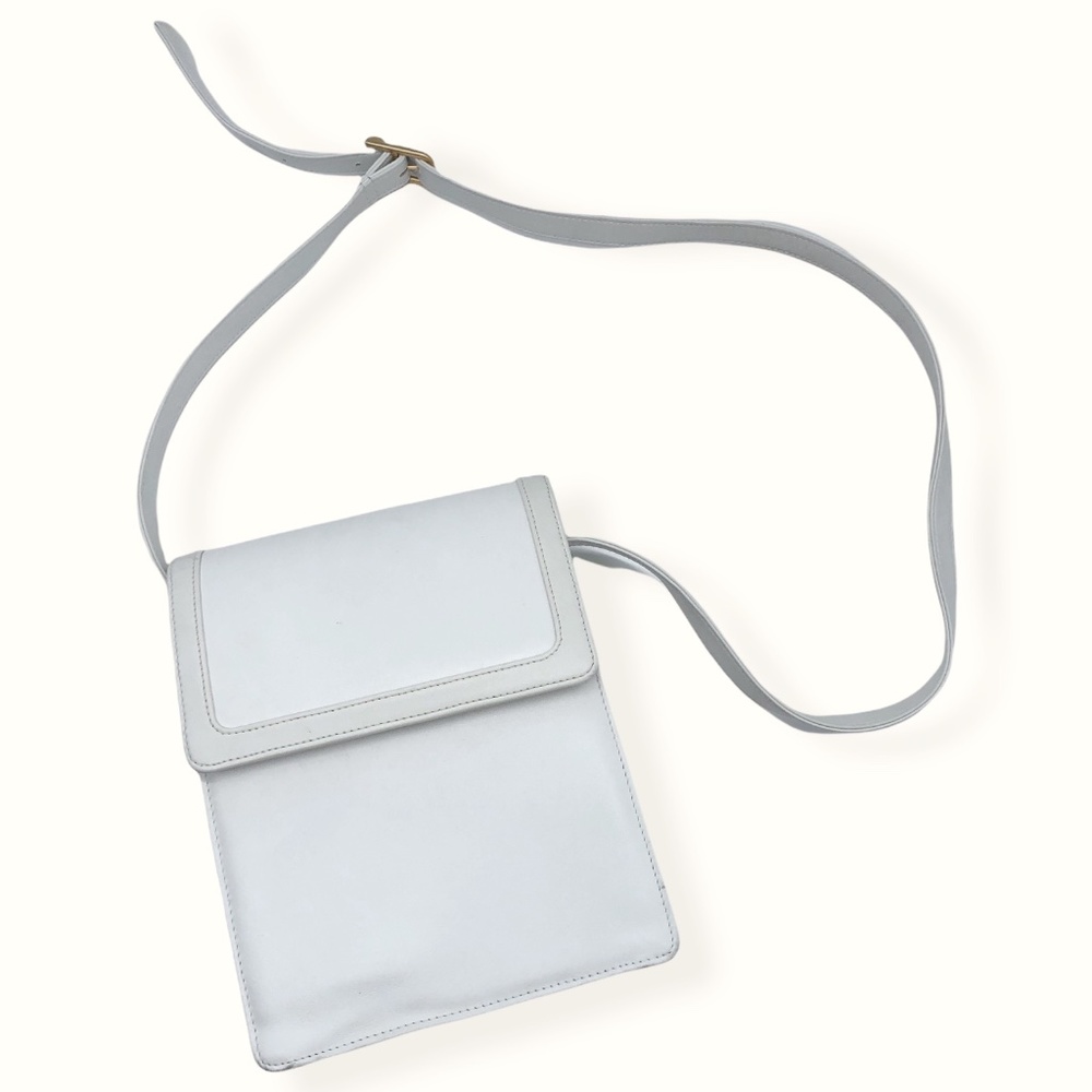 Vintage Jennifer Moore White Leather Purse